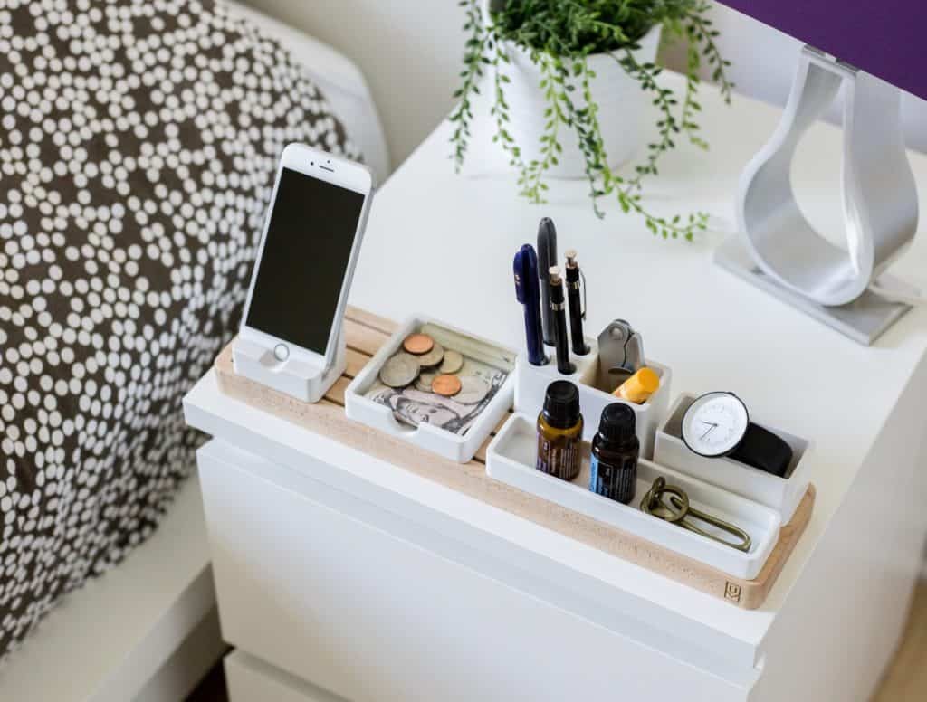 Keep your bedside table tidy