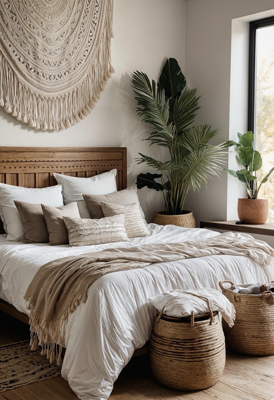 Tranquil Boho Bedroom Retreat