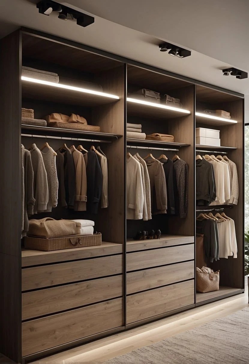 Design a Walk-In Closet for Shared Spaces