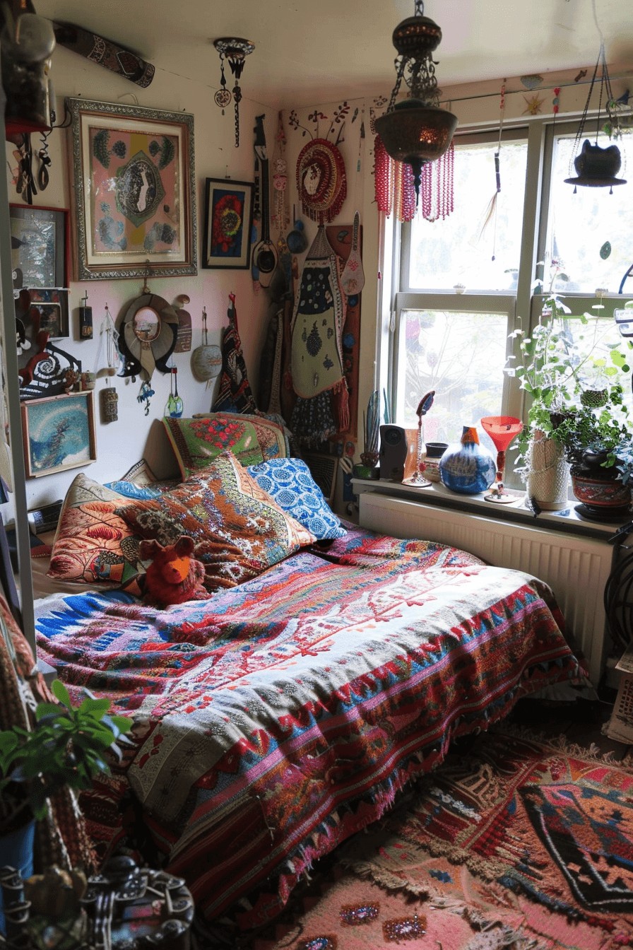 Patterns Defining a Boho Bedroom