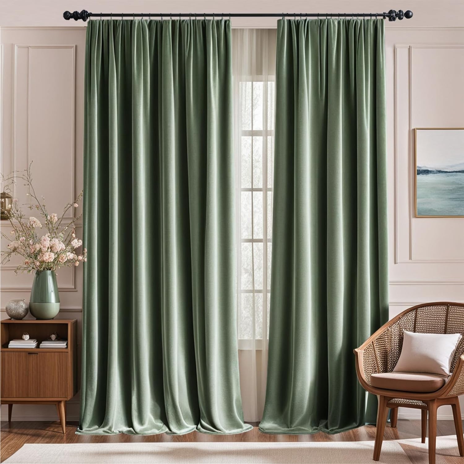 Sage Green Curtains: Bringing a Breath of Fresh Air to Your Bedroom