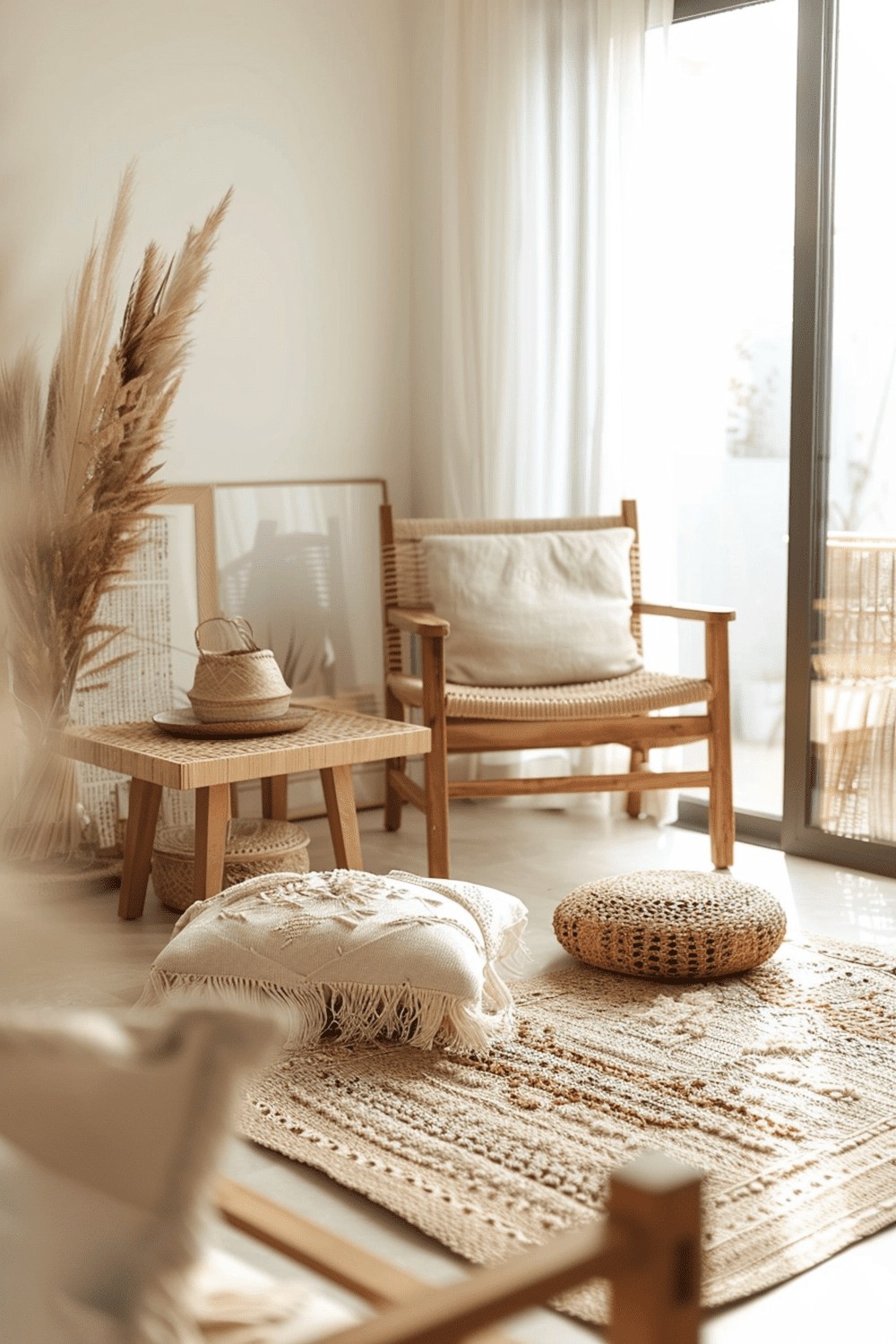 Organic Elegance: Japandi Boho Hideaway