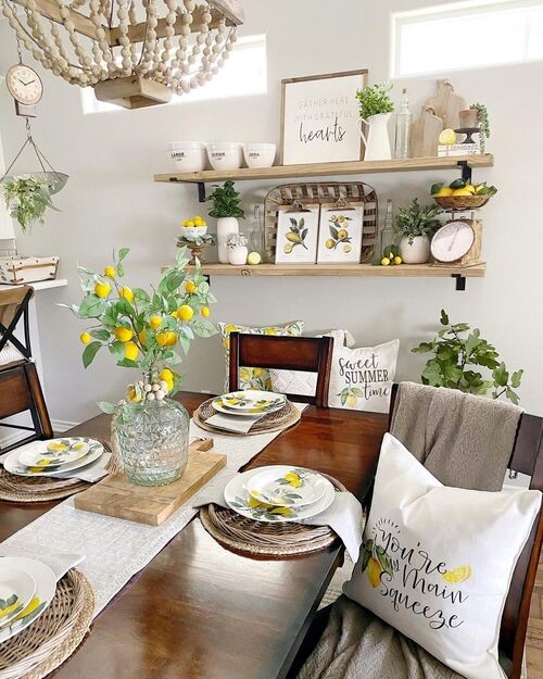 Lemon Decor Overboard for Summer Decorating Ideas