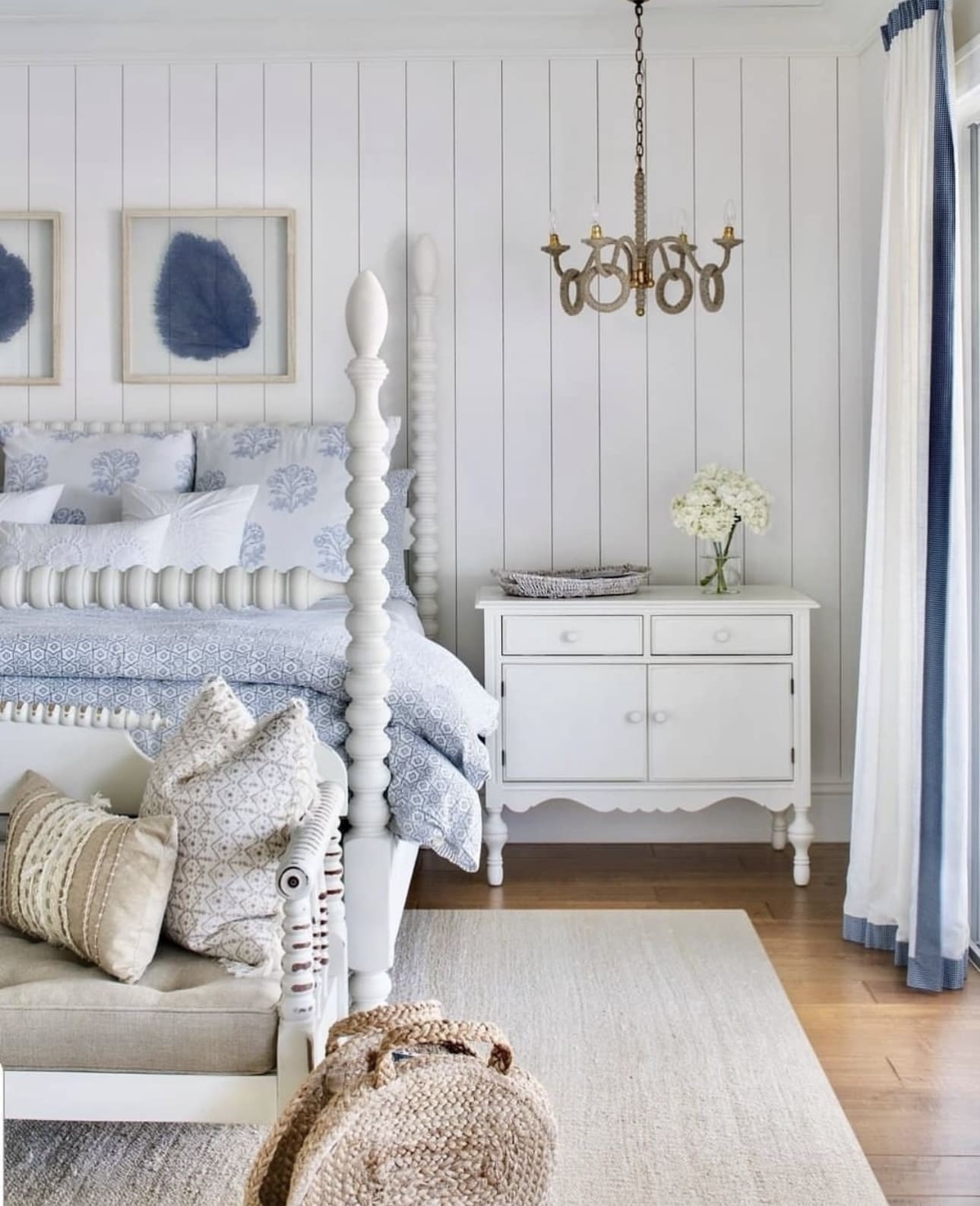 White Shiplap Wall