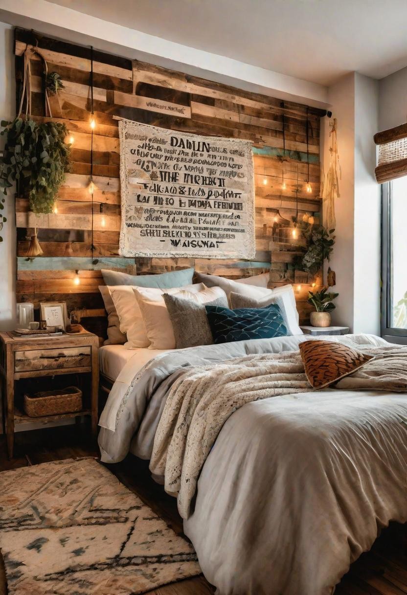 Boho Reclaimed Wood Wall Art