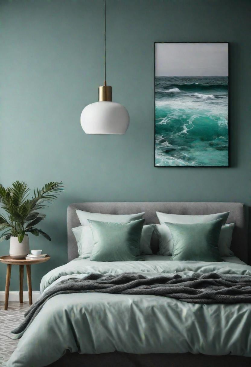 Coastal Grey Bedroom Decor