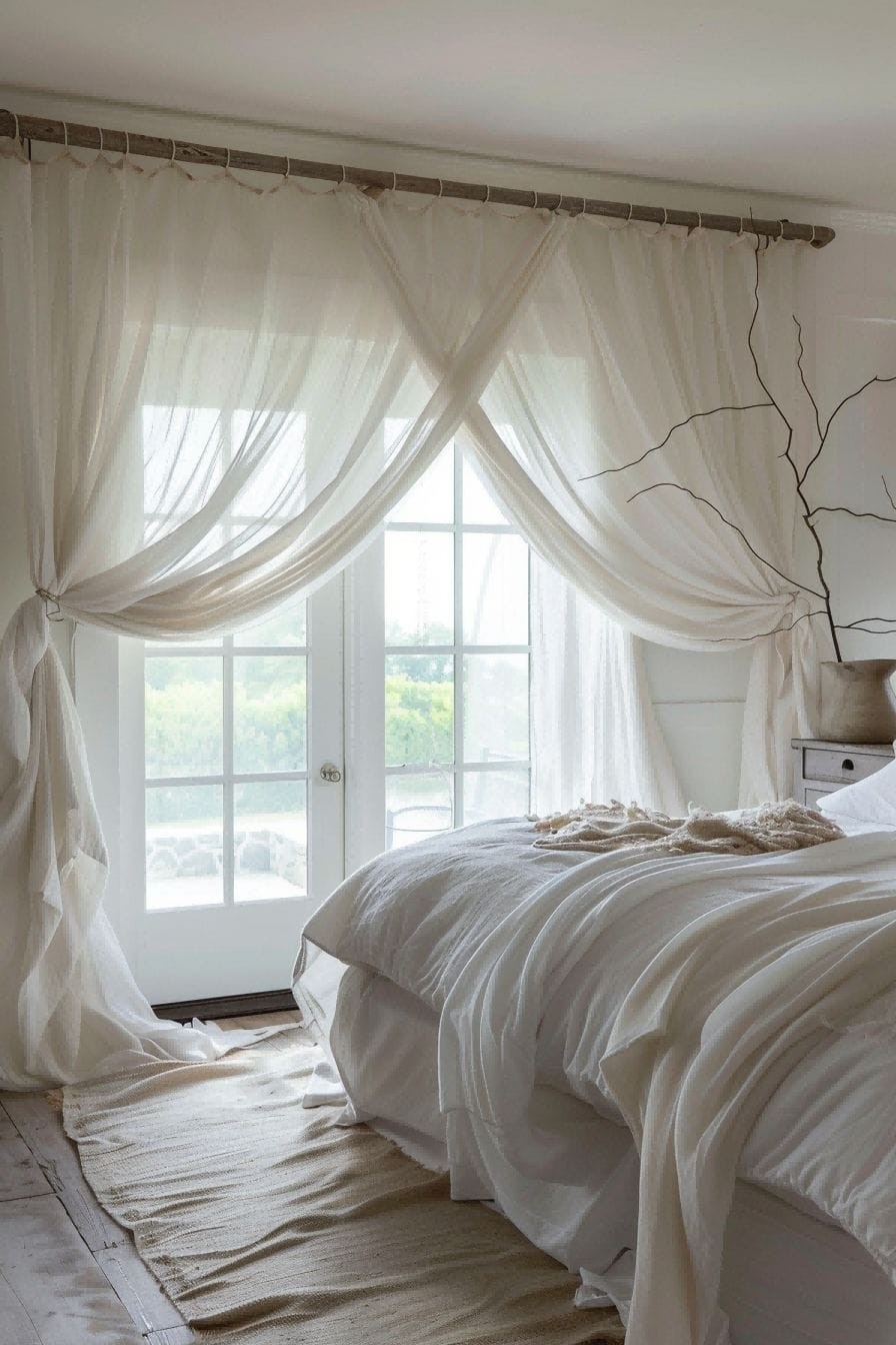 Hang Gauzy Curtains