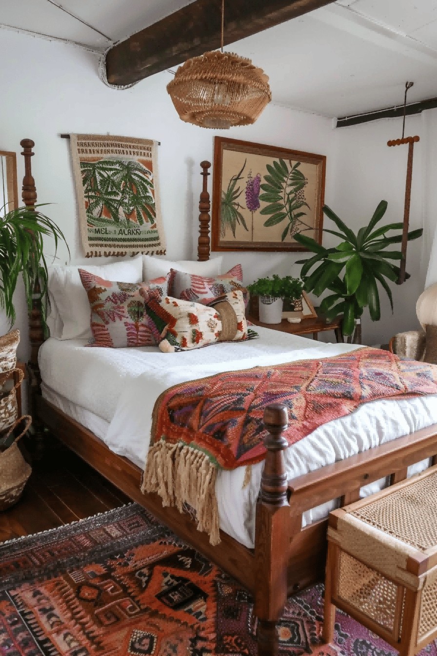 Tropical Accents Boho-Style