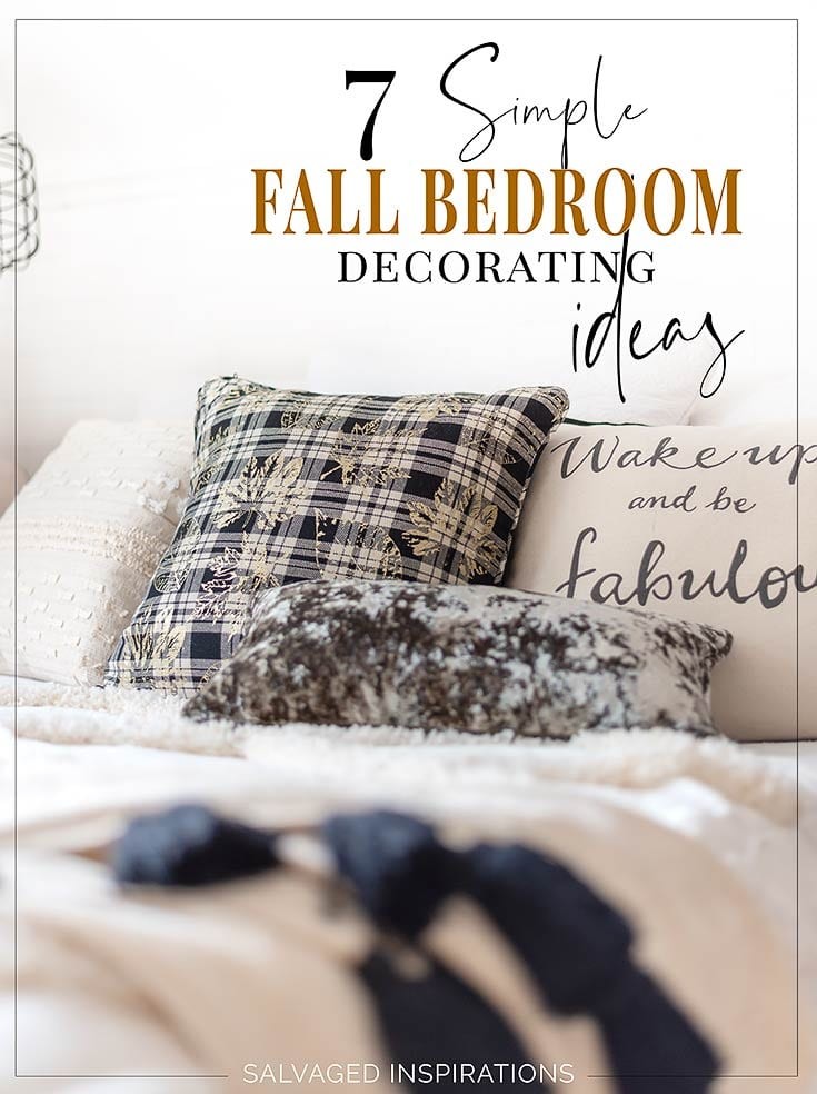 7 Simple Bedroom Decorating Ideas | Fall Makeover