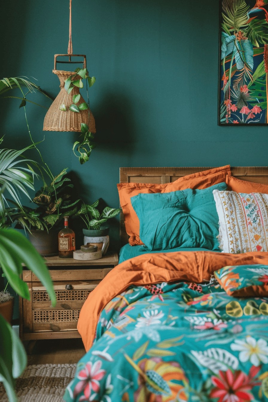 Tropical Accents Boho-Style