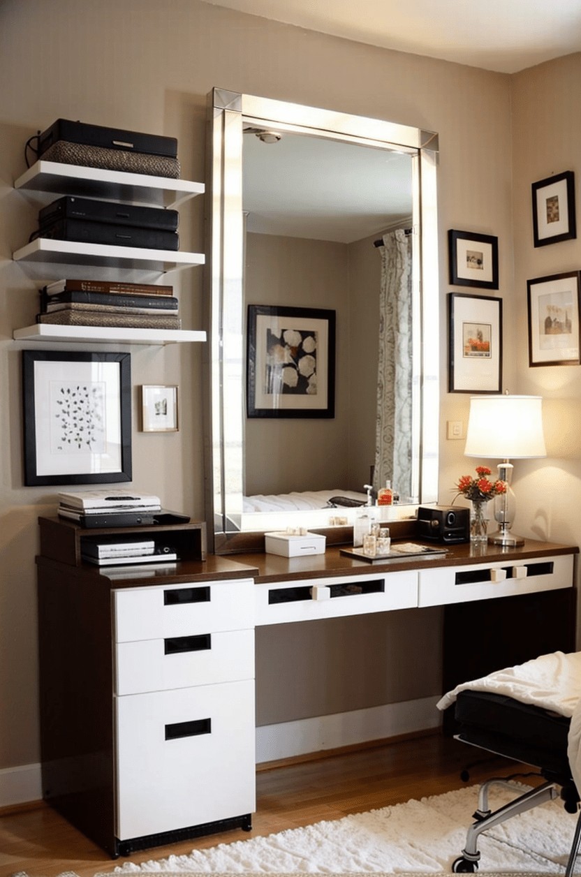 Multi-Purpose Vanity Desk