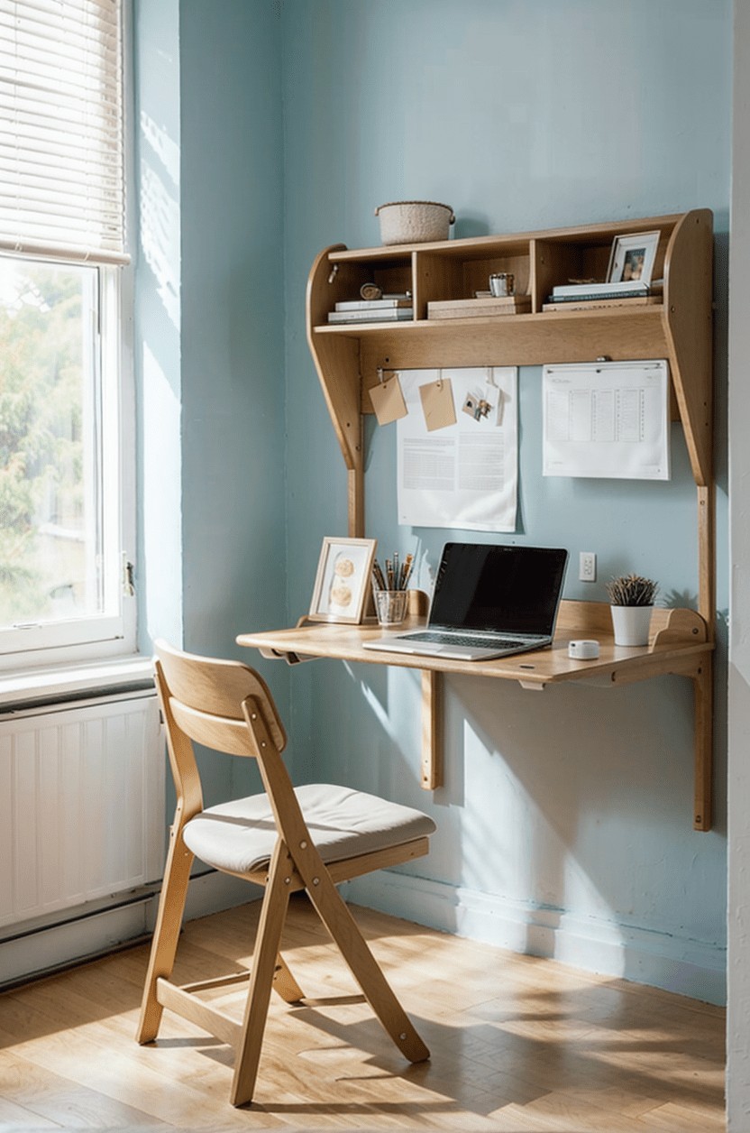 Fold-Down Desk