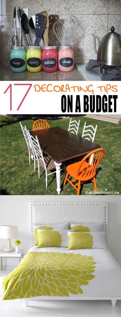 17 Decorating Tips on a Budget