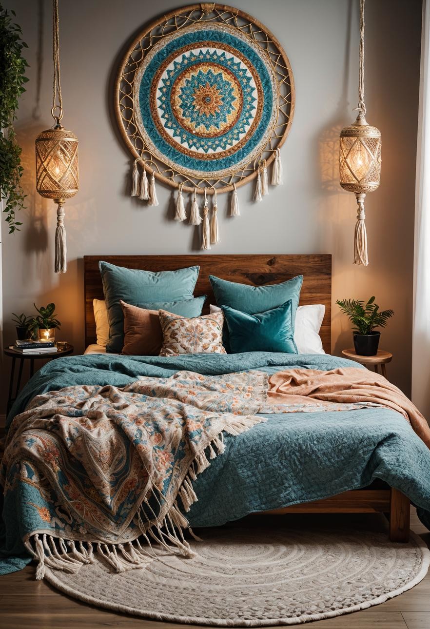 Eclectic Boho Wall Decor Ideas