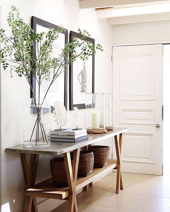 California casual entryway ideas