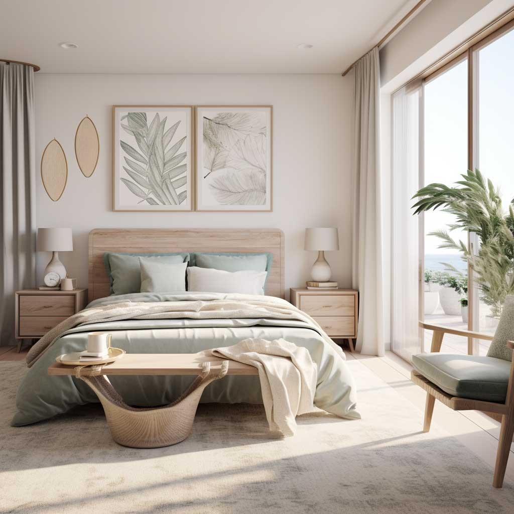 Nature-Inspired Elements Elevating Master Bedroom Interior