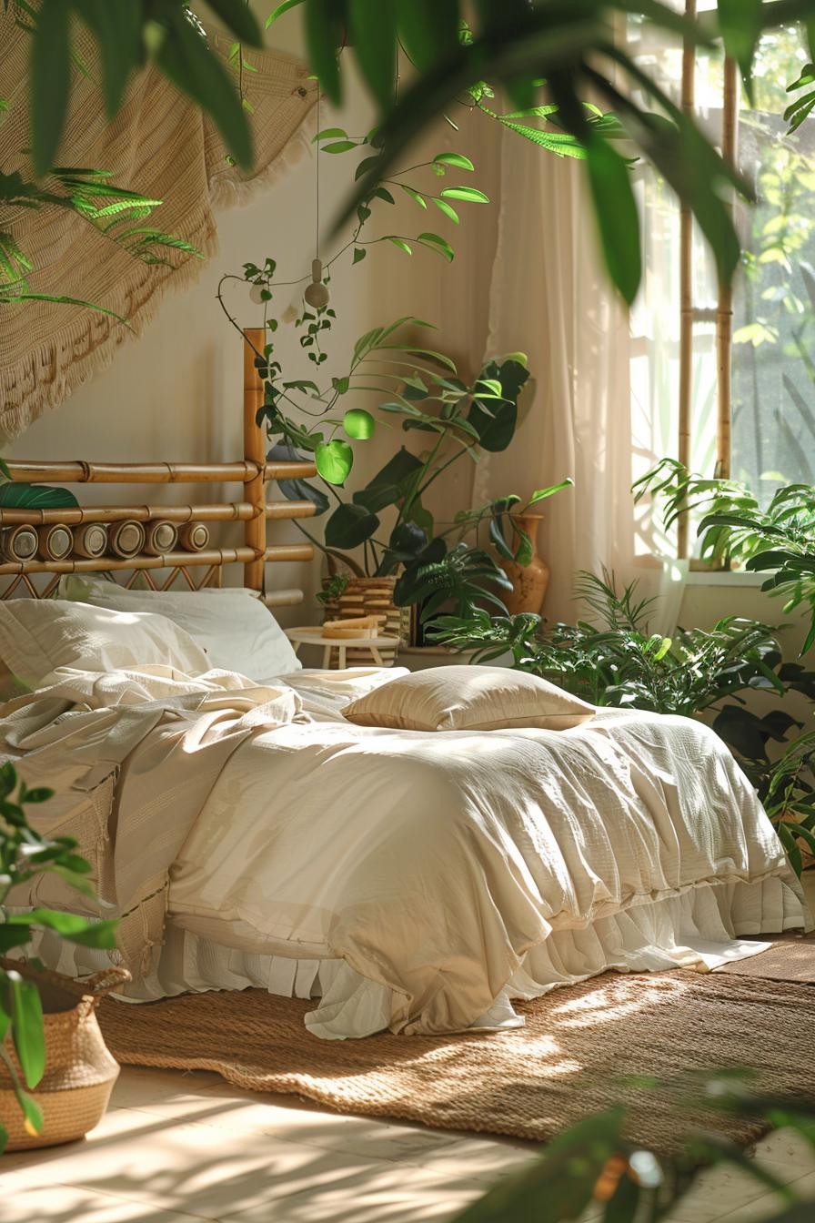 Sustainable Boho Bedroom Design