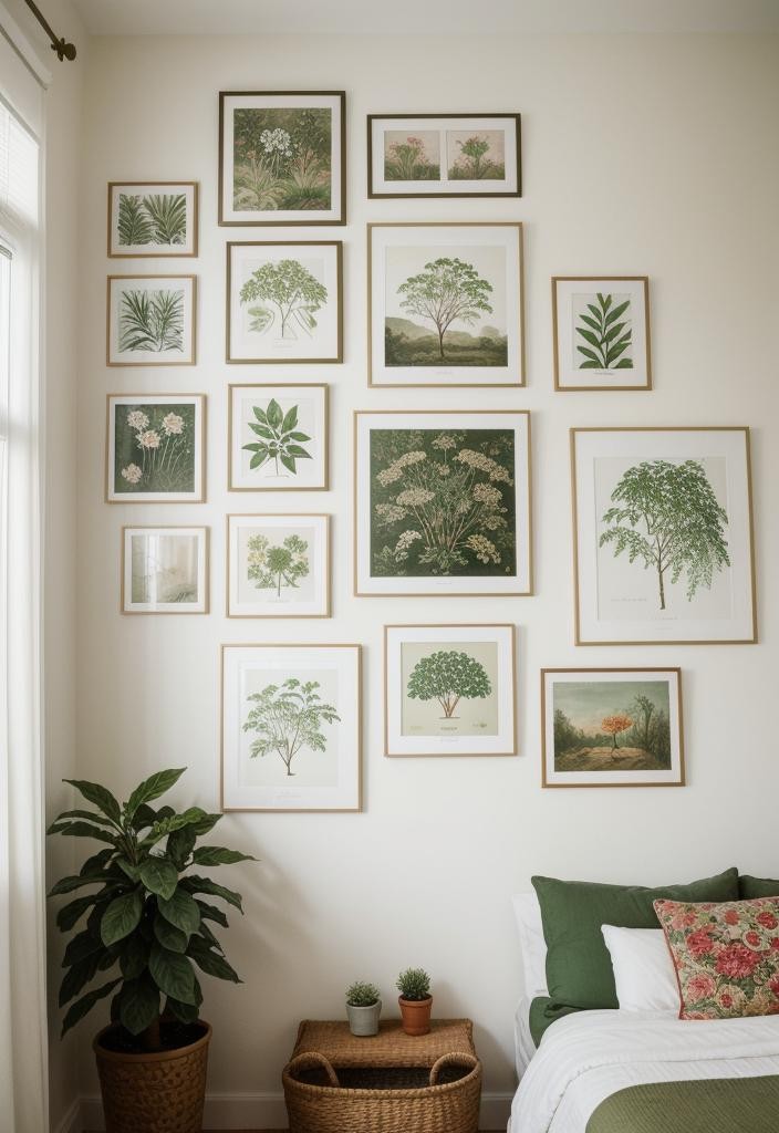 Botanical Print Gallery Wall