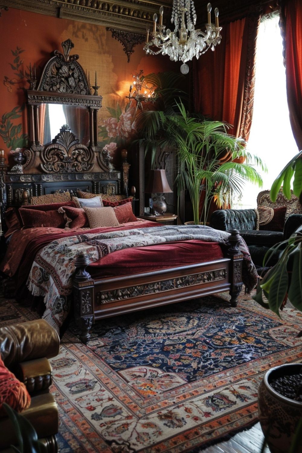 Deluxe Bohemian Hideaway: Lavish Bedroom Haven