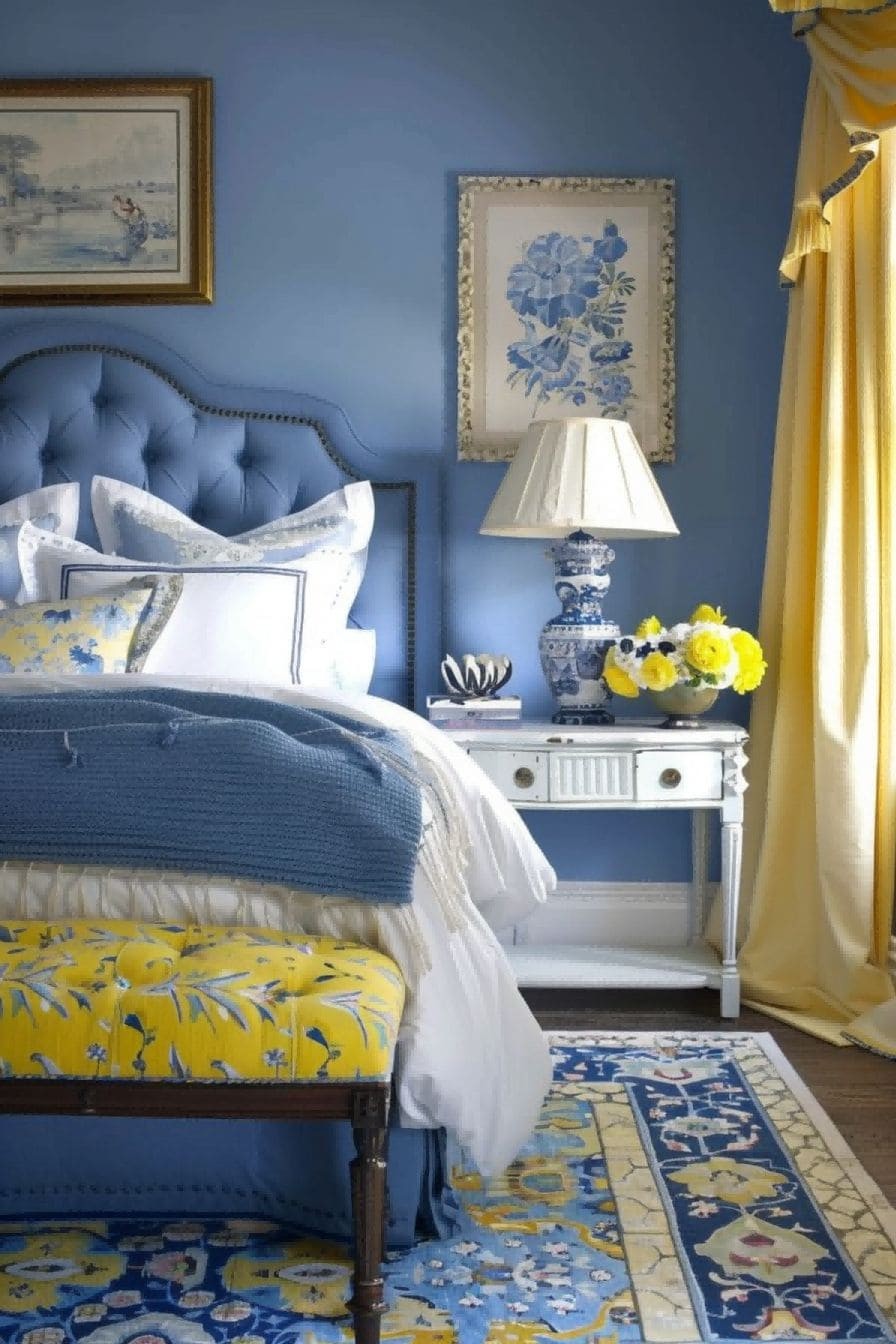 Classic Blue and Yellow