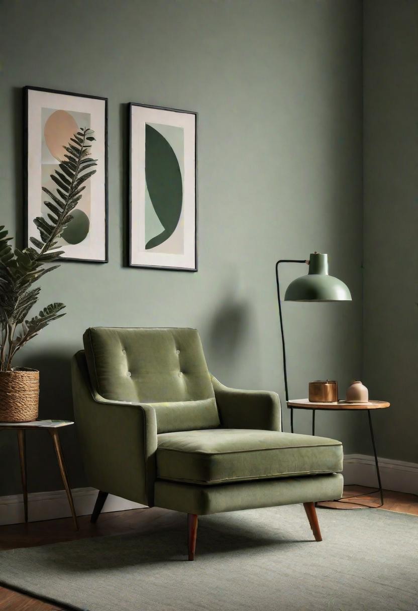 Sage Green Lounge Chair