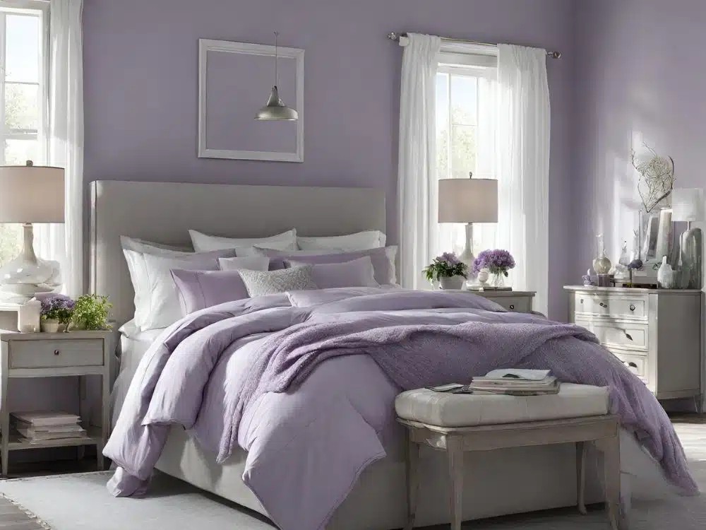 Lavender And Misty Grey