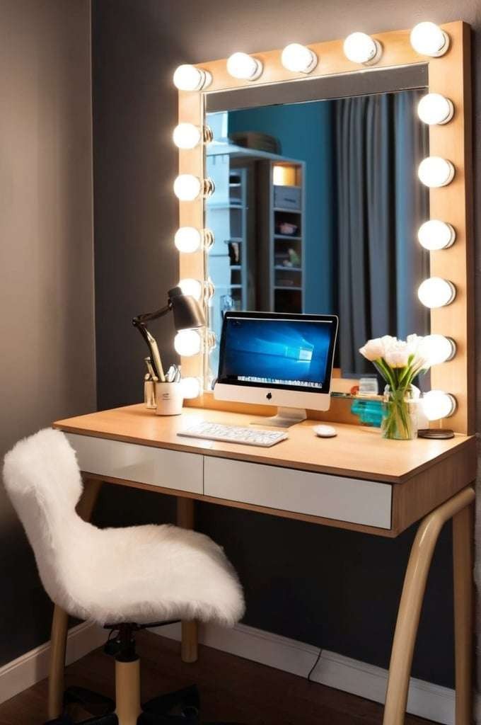 Multi-Purpose Vanity Desk