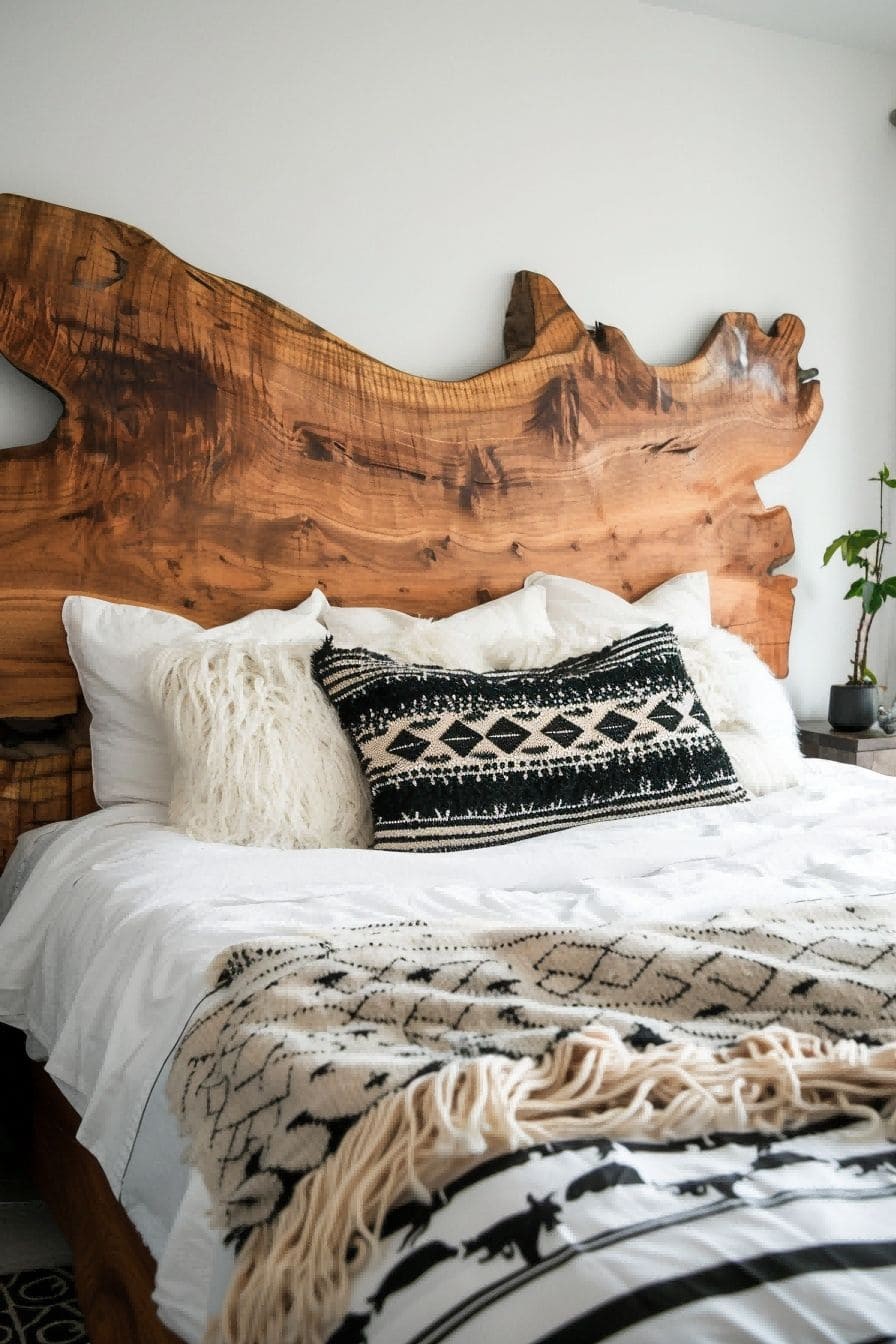 Try a Live Edge Headboard