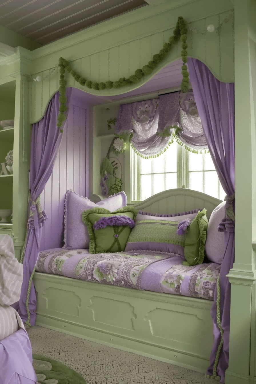 Lavender and Green