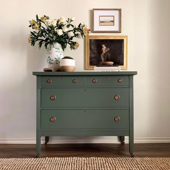 Sage Green Painted Vintage Furniture