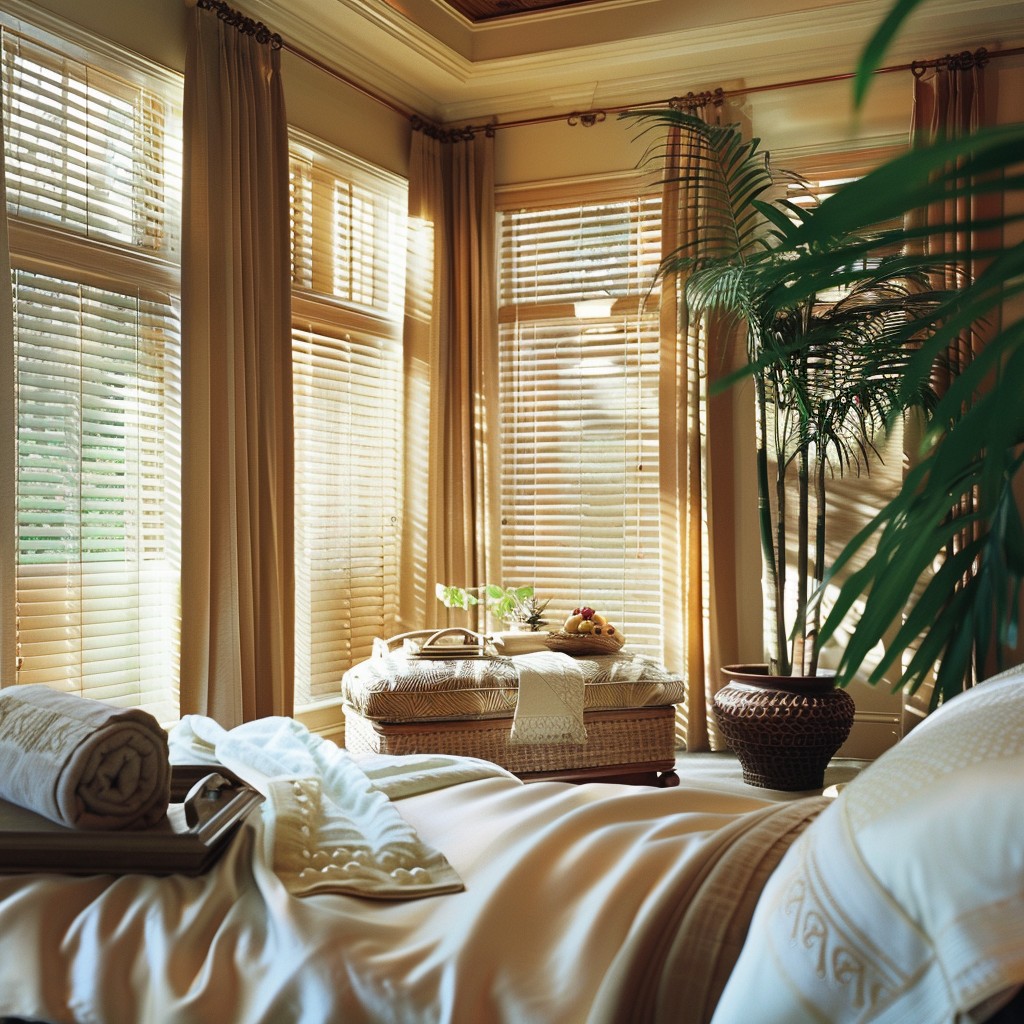 Install Spa-like Window Treatments