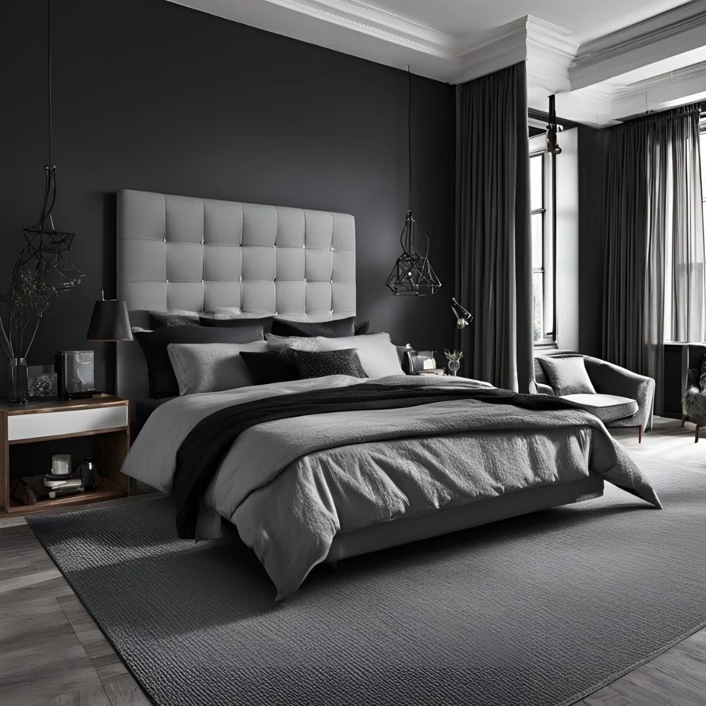 Black and Grey Bedroom Ideas