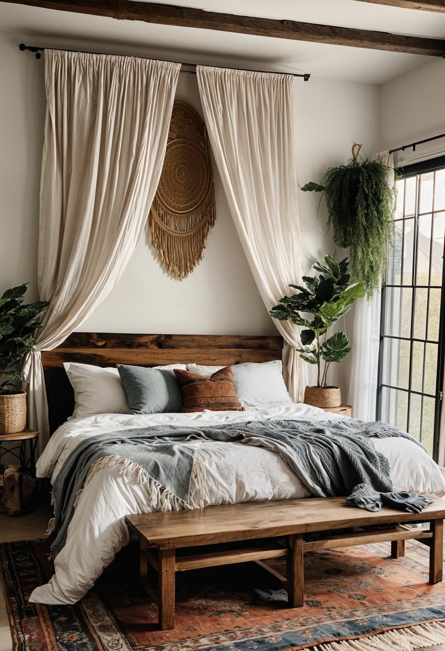 Rustic Boho Bedroom Oasis Essentials