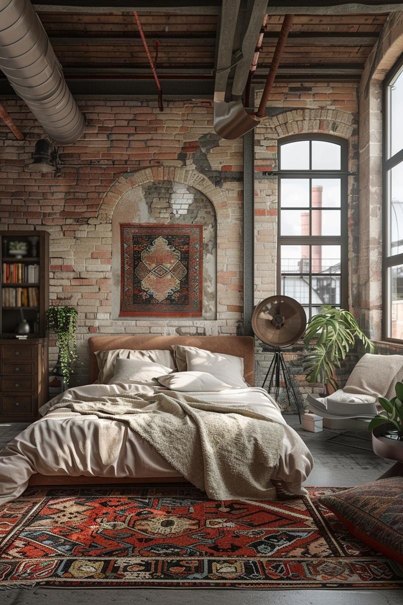 Industrial Boho Loft Section