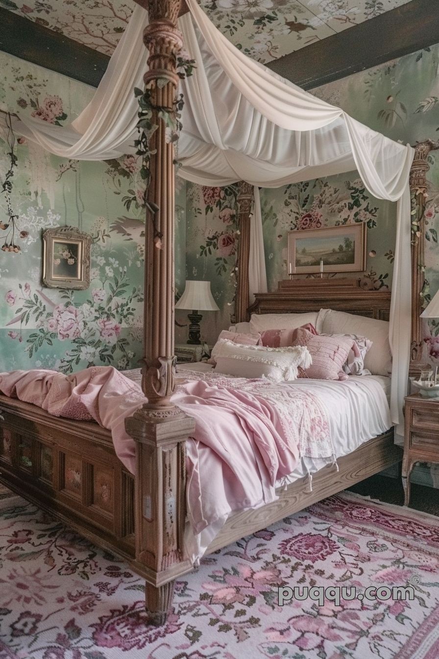 How can I maintain a shabby chic bedroom?