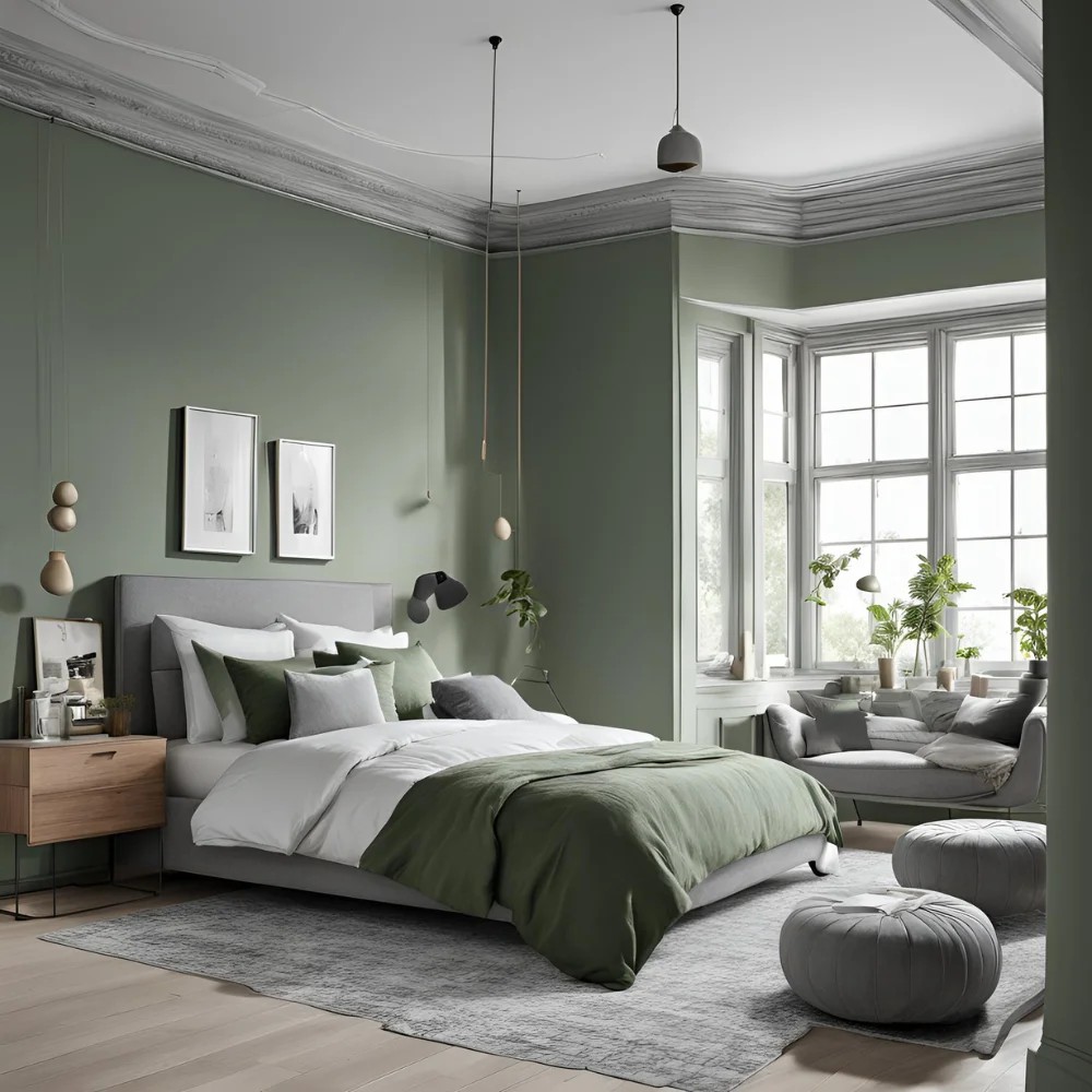 Sage Green and Grey Bedroom Ideas