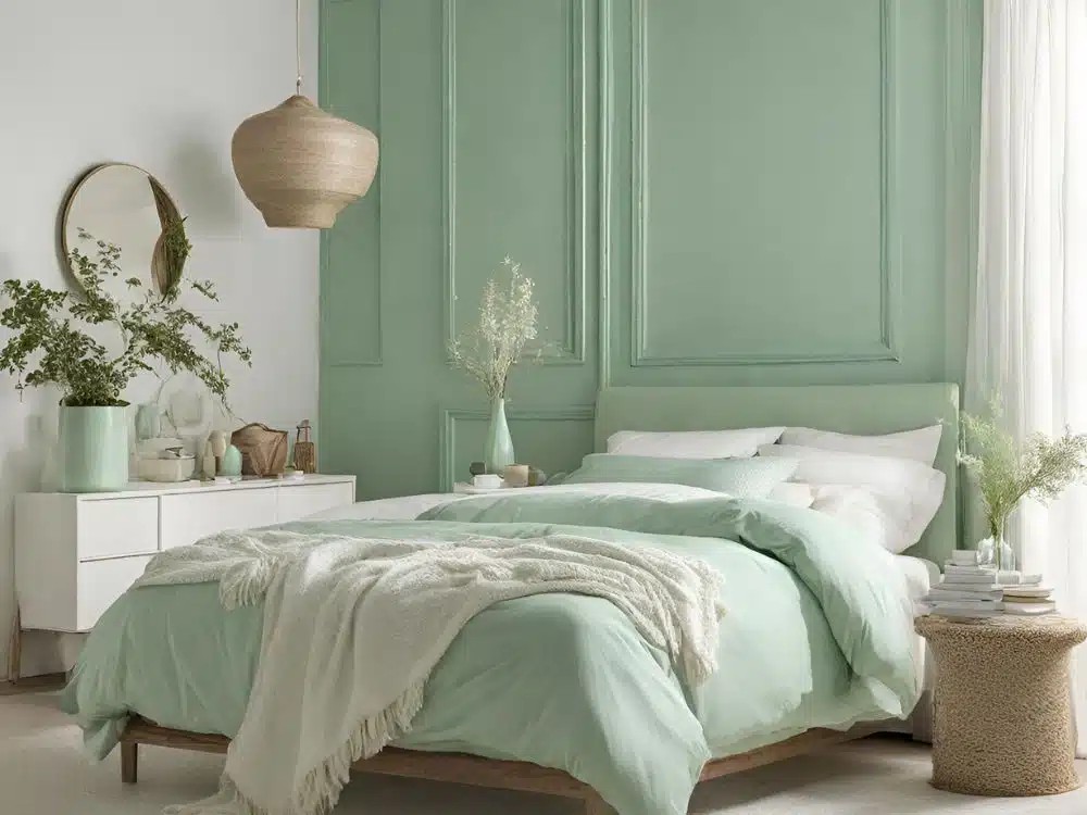 Seafoam Green And Soft White