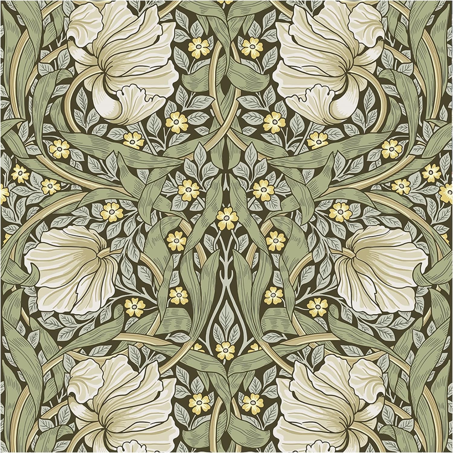 Sage Green Wallpaper can bring in traditional and cozy vibes