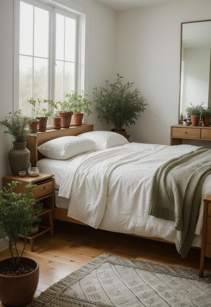 Herbal Bedroom Accents