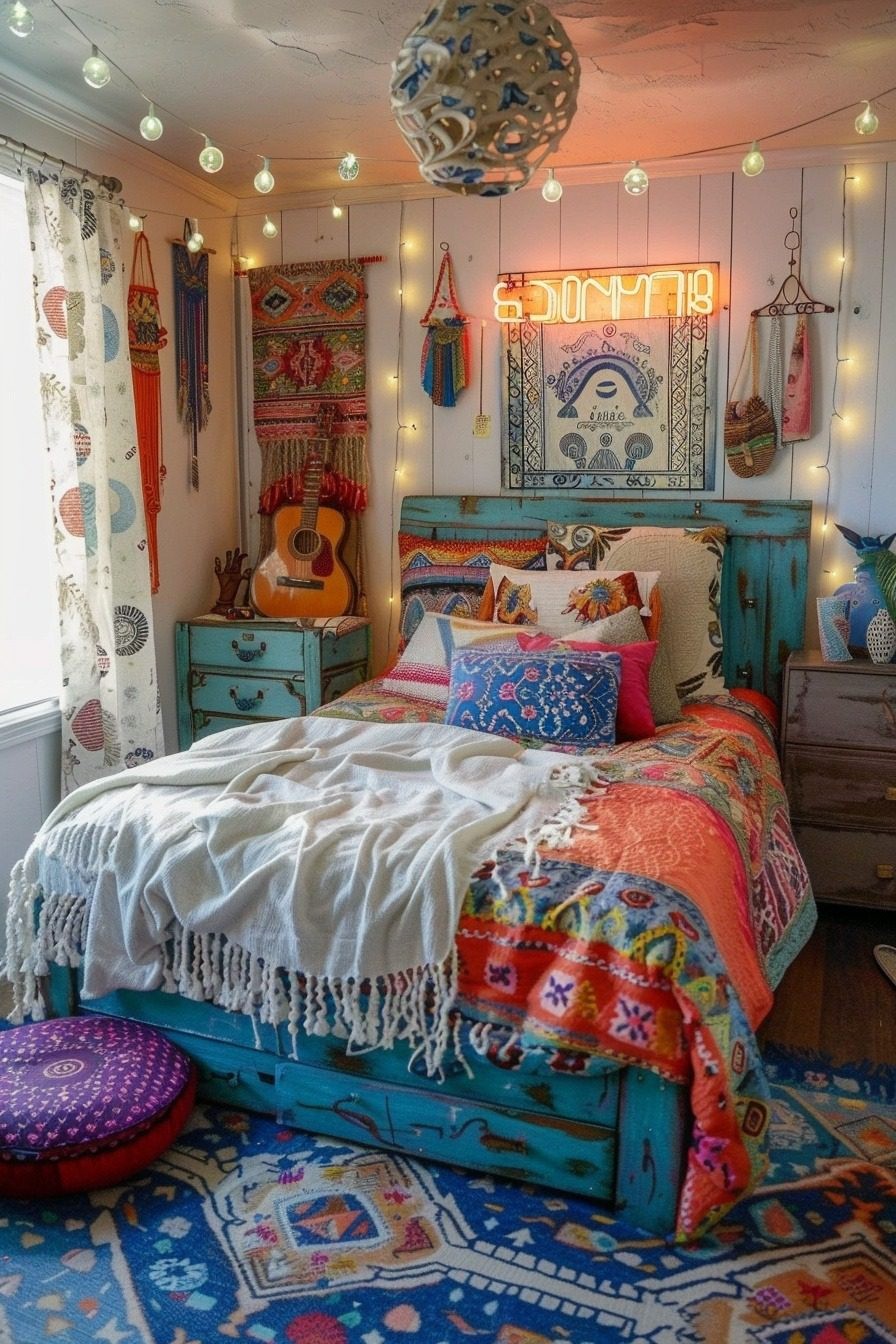 Unique Sanctuary: Teen Boho Bedroom Concepts