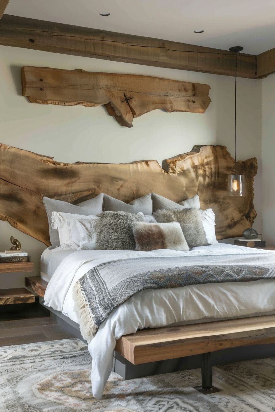 Try a Live Edge Headboard