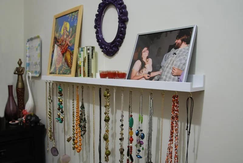 DIY Necklace Rack