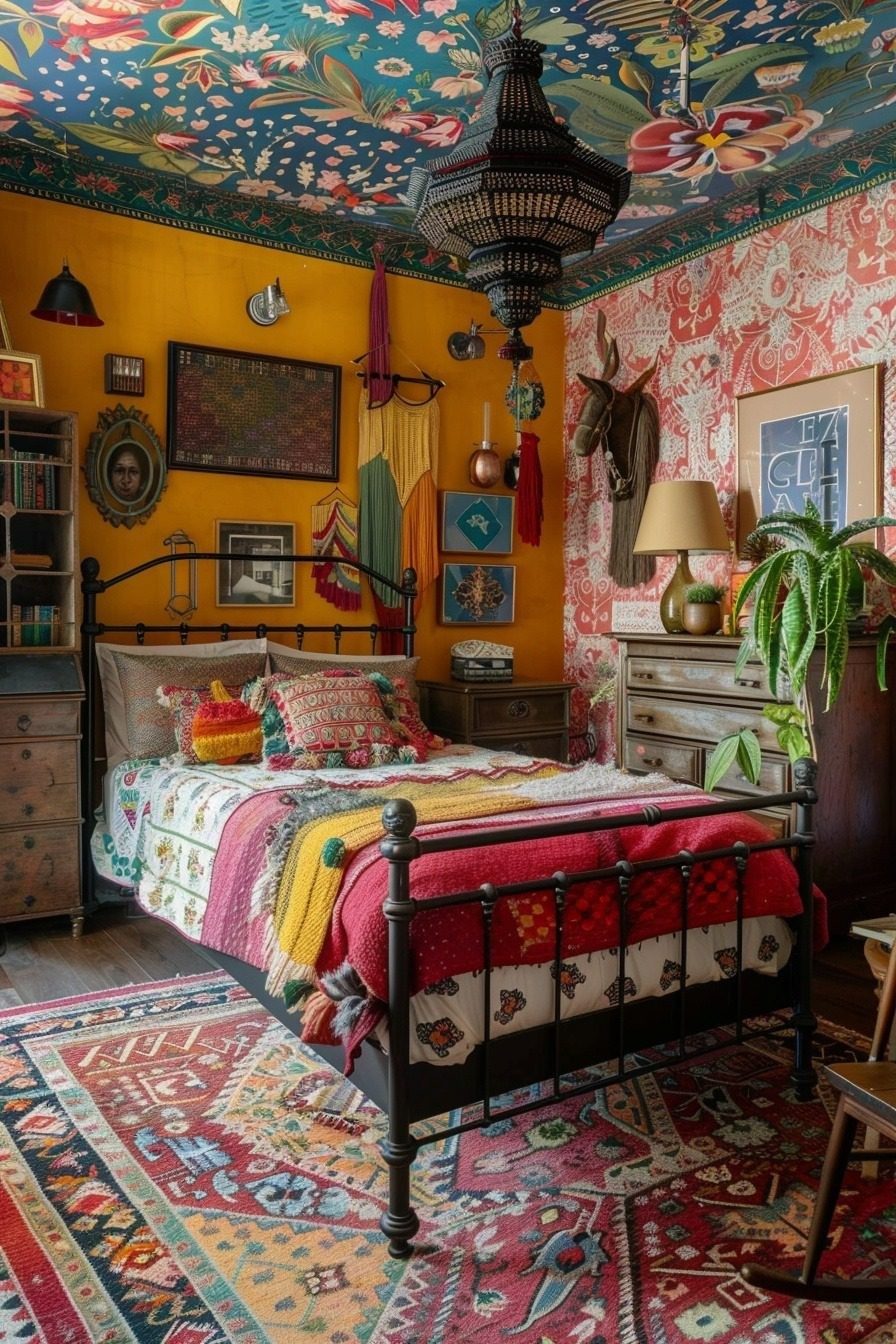 Vibrant Hideaway: Boho Bedroom Styles for Teens