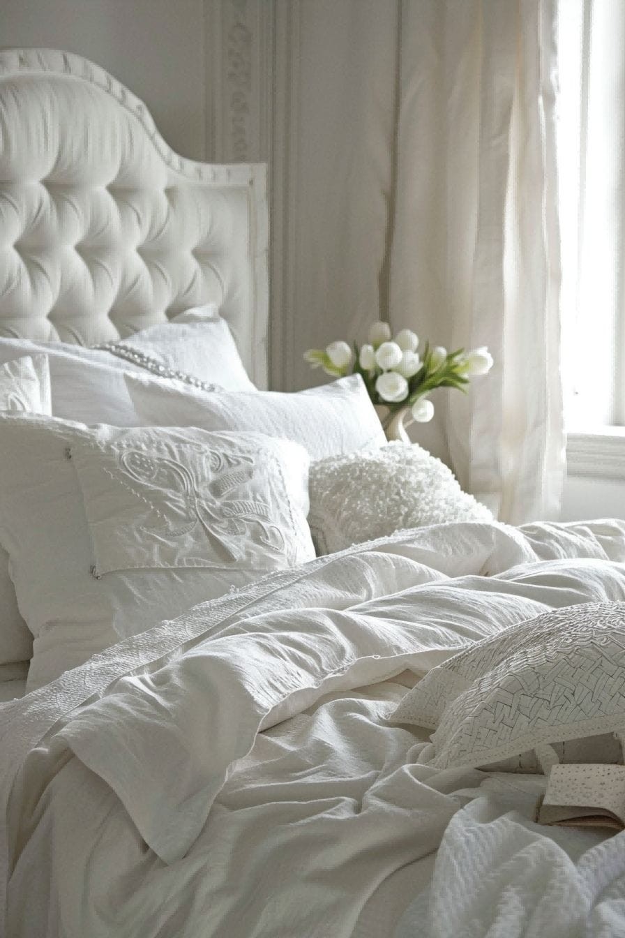 Choose Timeless White Bedding