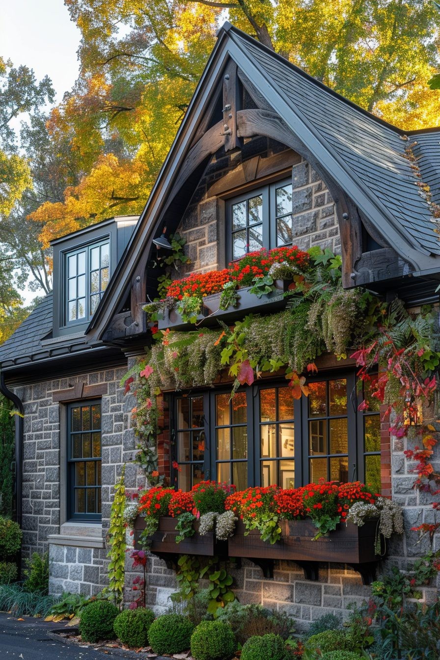 Fall Window Box Ideas