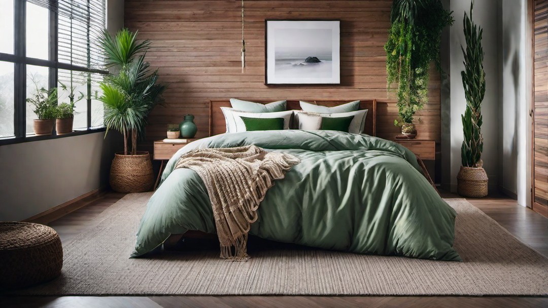 Boho-Chic Bedroom with Macrame and Plants