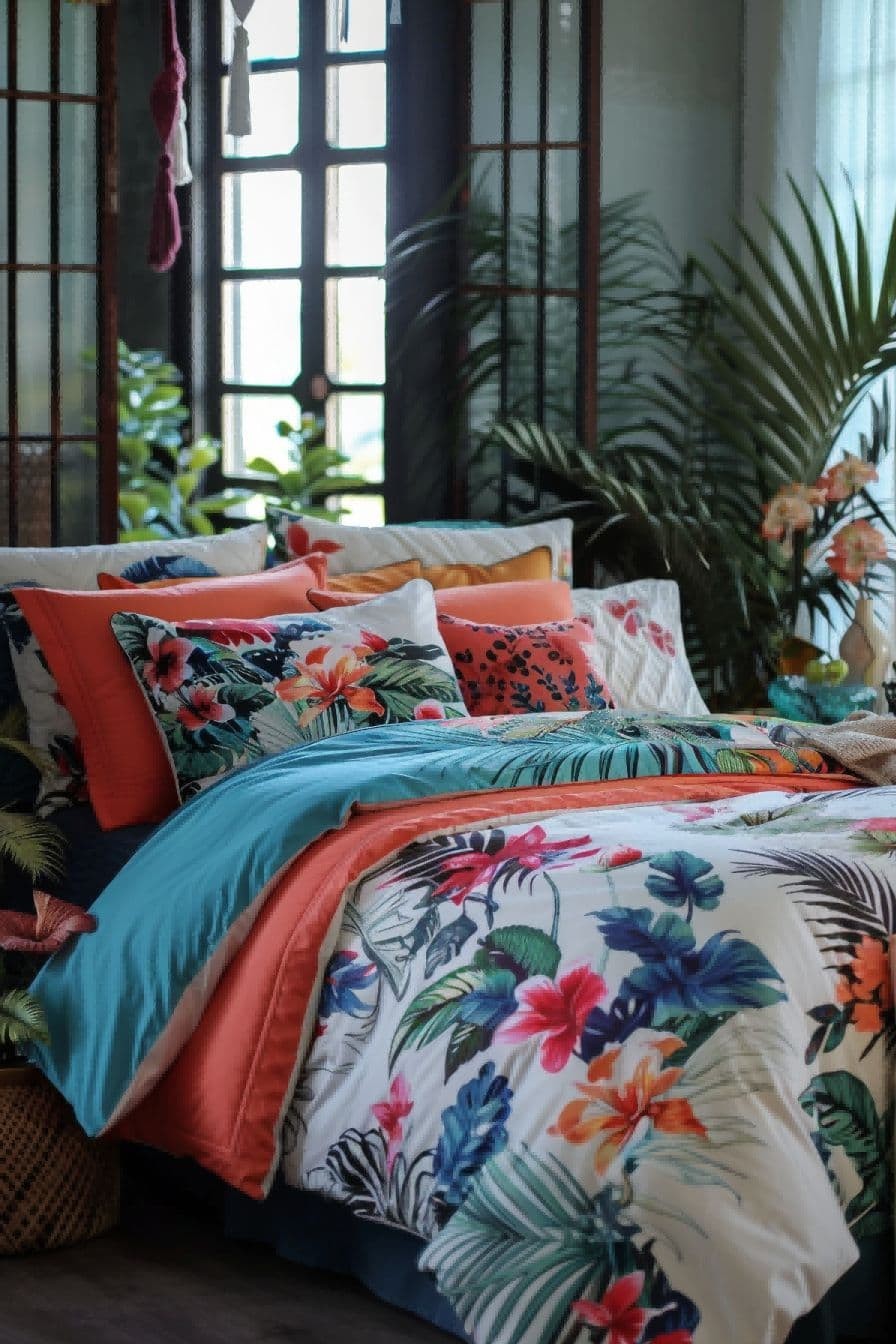 Add Colorful Bedding