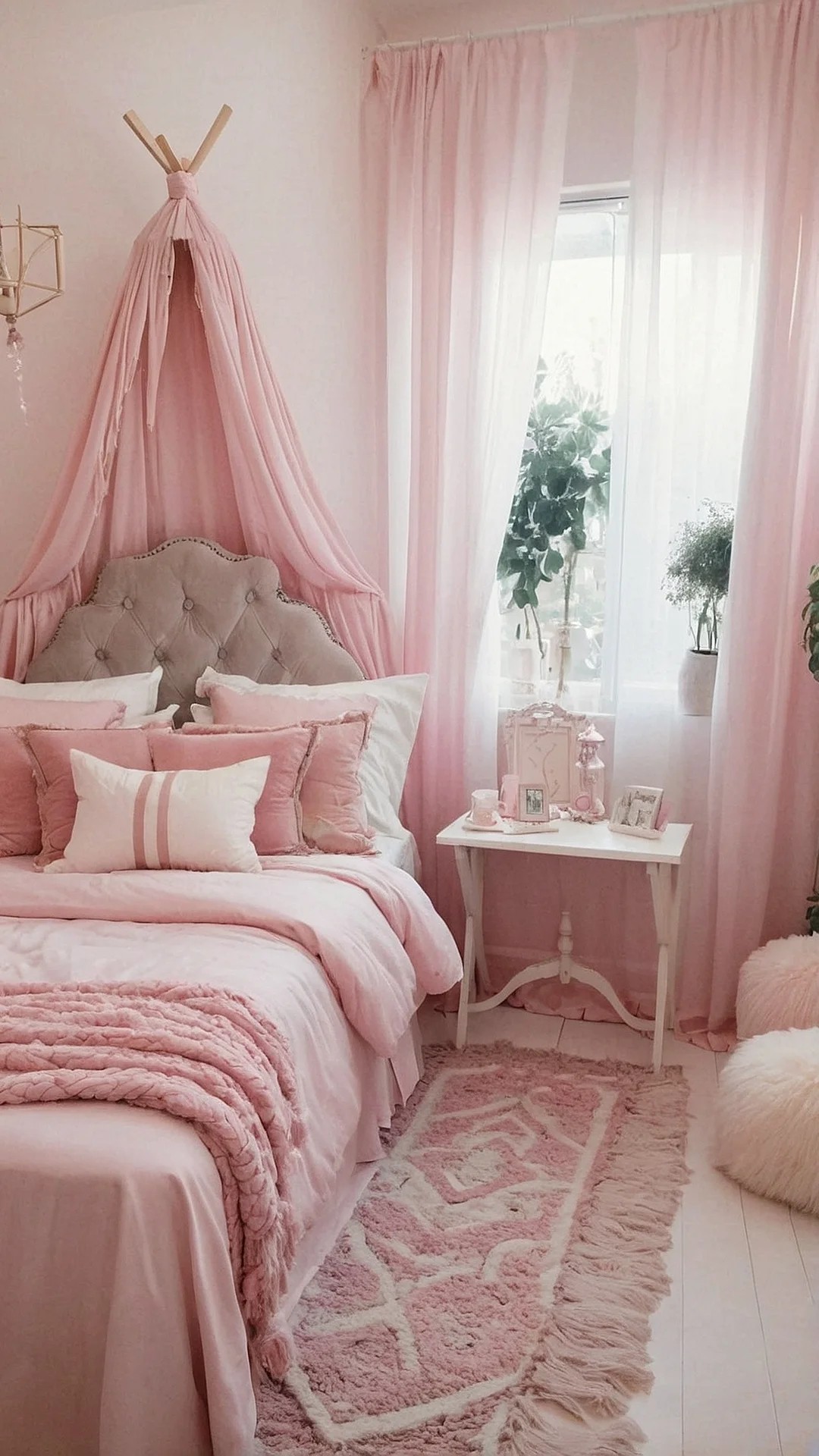 #2 Rose-Infused Retreat: Pink Bedroom Renovation