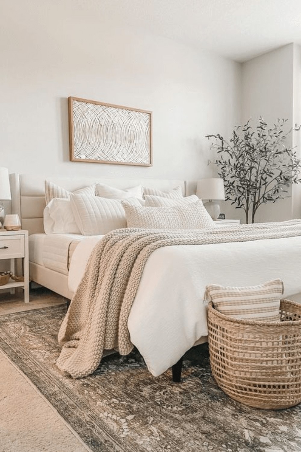 Soft Textures With Woven Basket