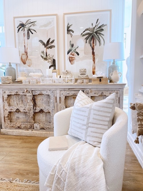 Add a sea-inspired console table